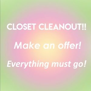 CLOSET CLEANOUT